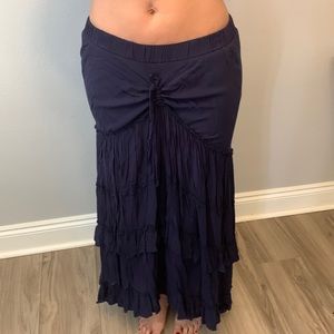 Dark blue skirt